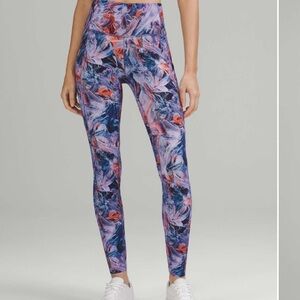 Lululemon Fast and Free High Rise 25” inseam Run Walk Workout Fitness Athletic